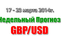Прогноз GBP/USD на неделю с 17 по 23 марта 2014 года