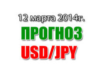 Прогноз USD/JPY на сегодня 12 марта 2014 года