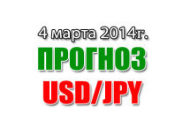 Прогноз USD/JPY на сегодня 04 марта 2014 года